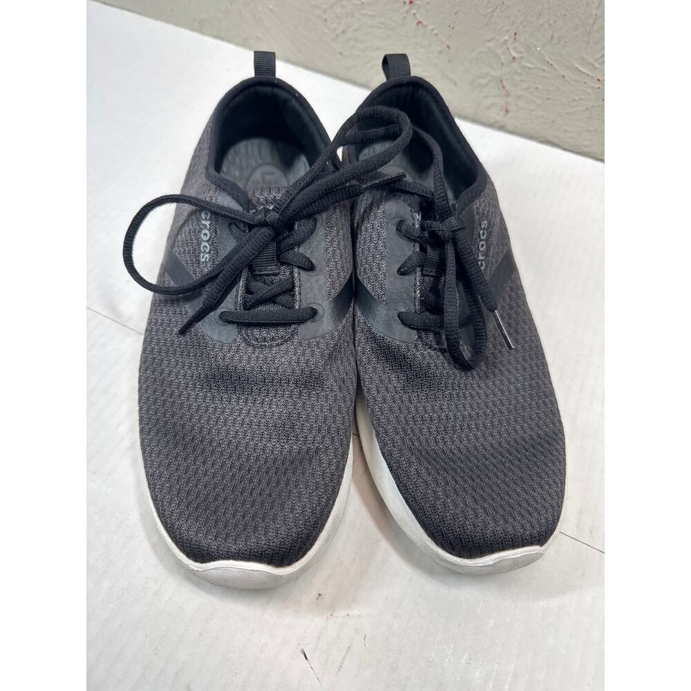 Crocs LiteRide Mesh Womens Black Casual Lifestyle‎ Sneakers 205726 Size 10